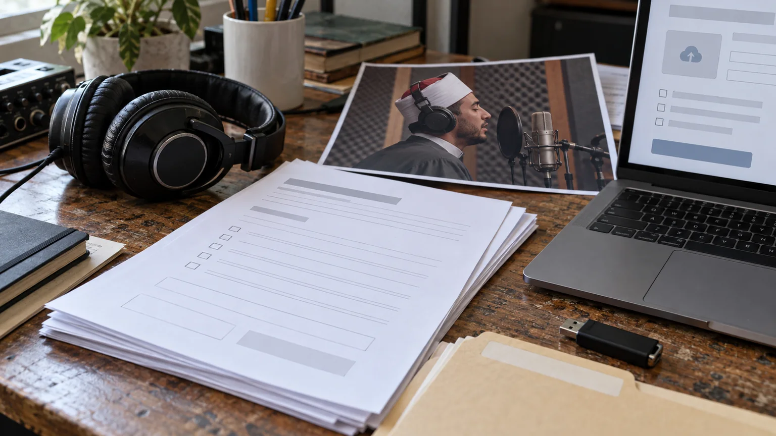 Release documents and audio files prepared for distribution